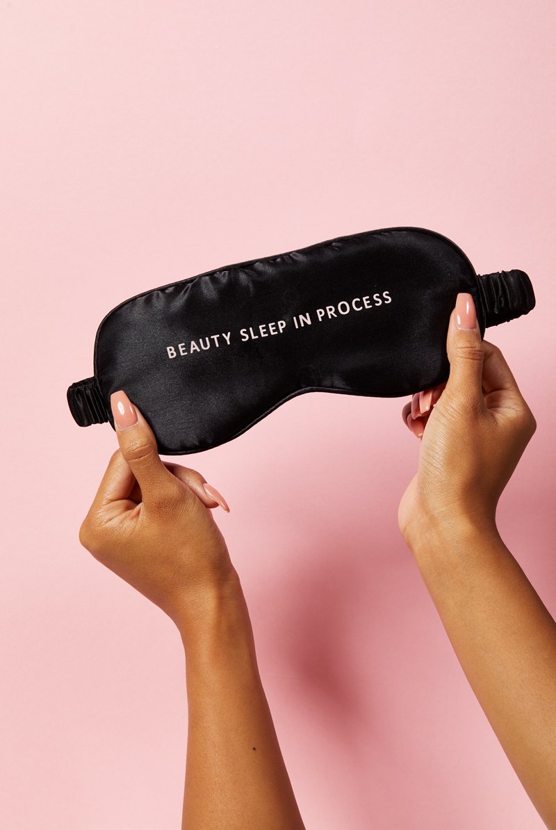 Black Sleeping Mask